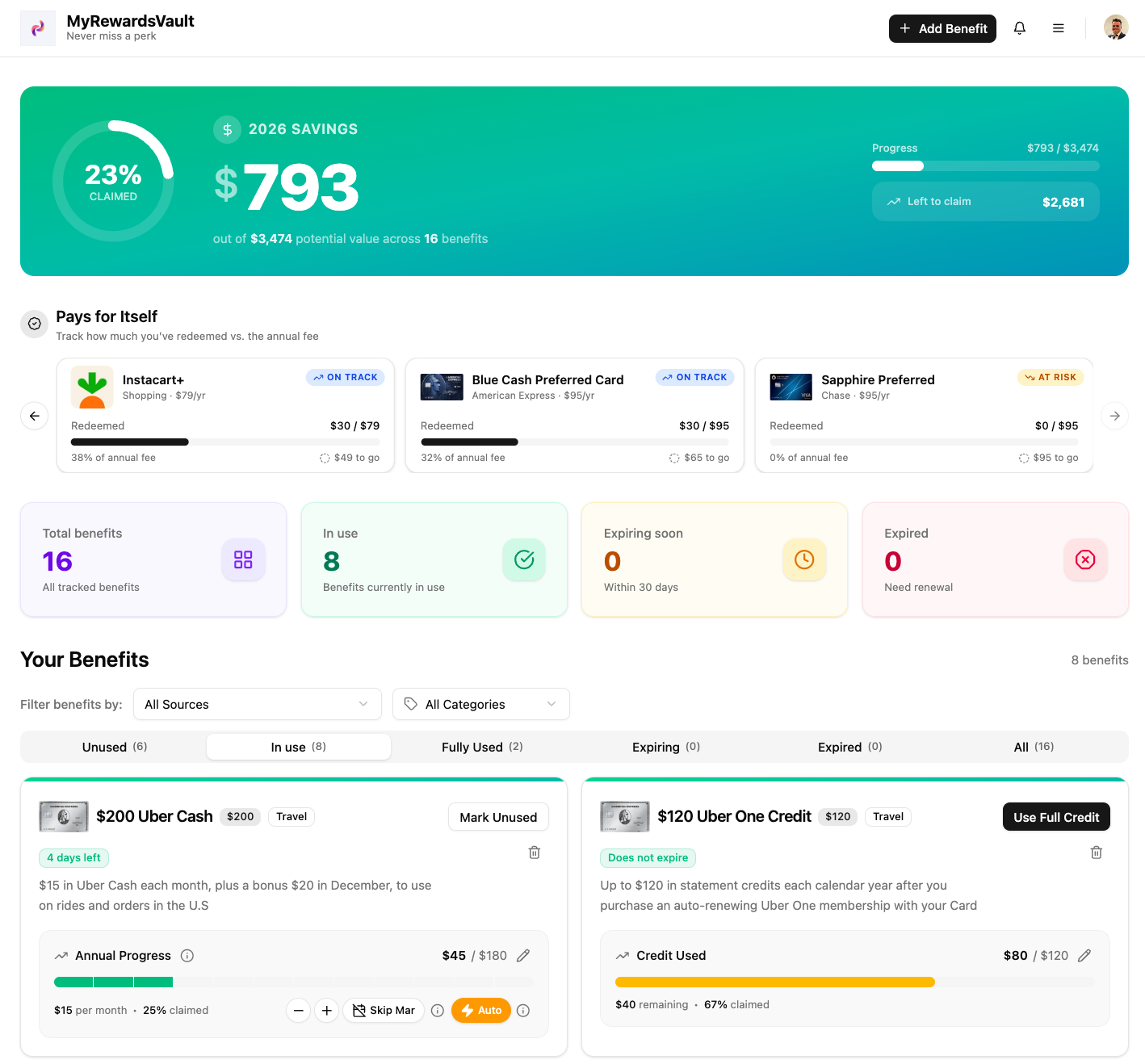 MyRewardsVault